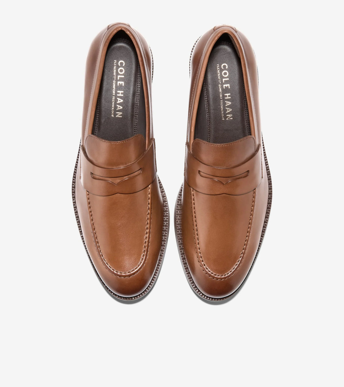 COLE HAAN C41474 penny loafers for men in camel