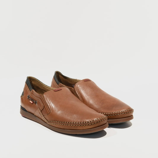 Fluchos Spanish loafers for men in Camel