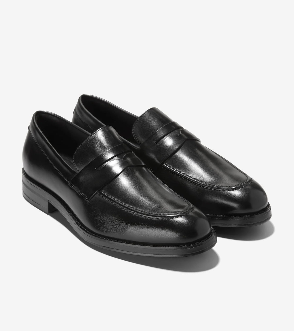 COLE HAAN b penny loafers for men in black