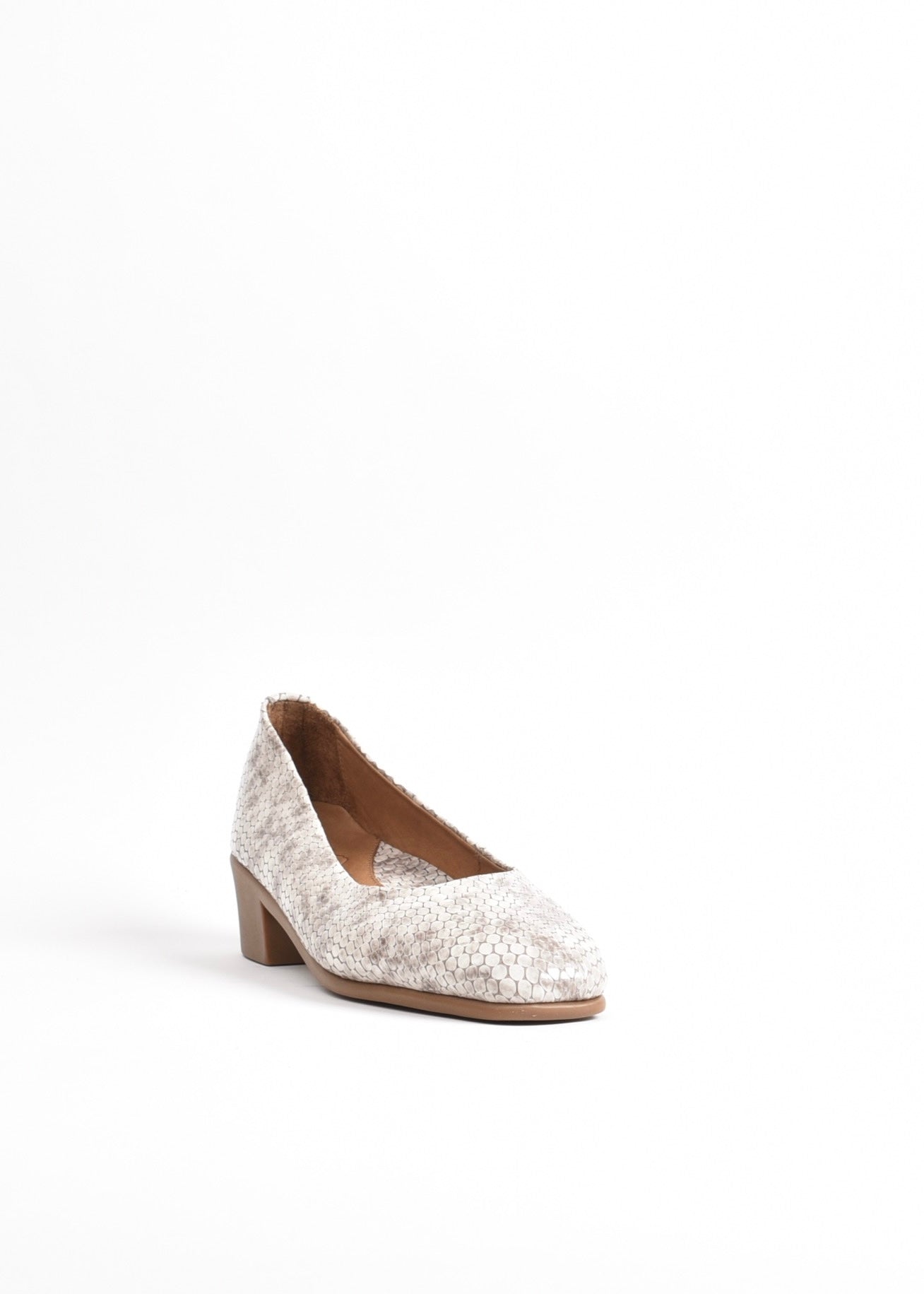 SHALAPI NAPOLI Turkish Medium Heel for women in Biege.