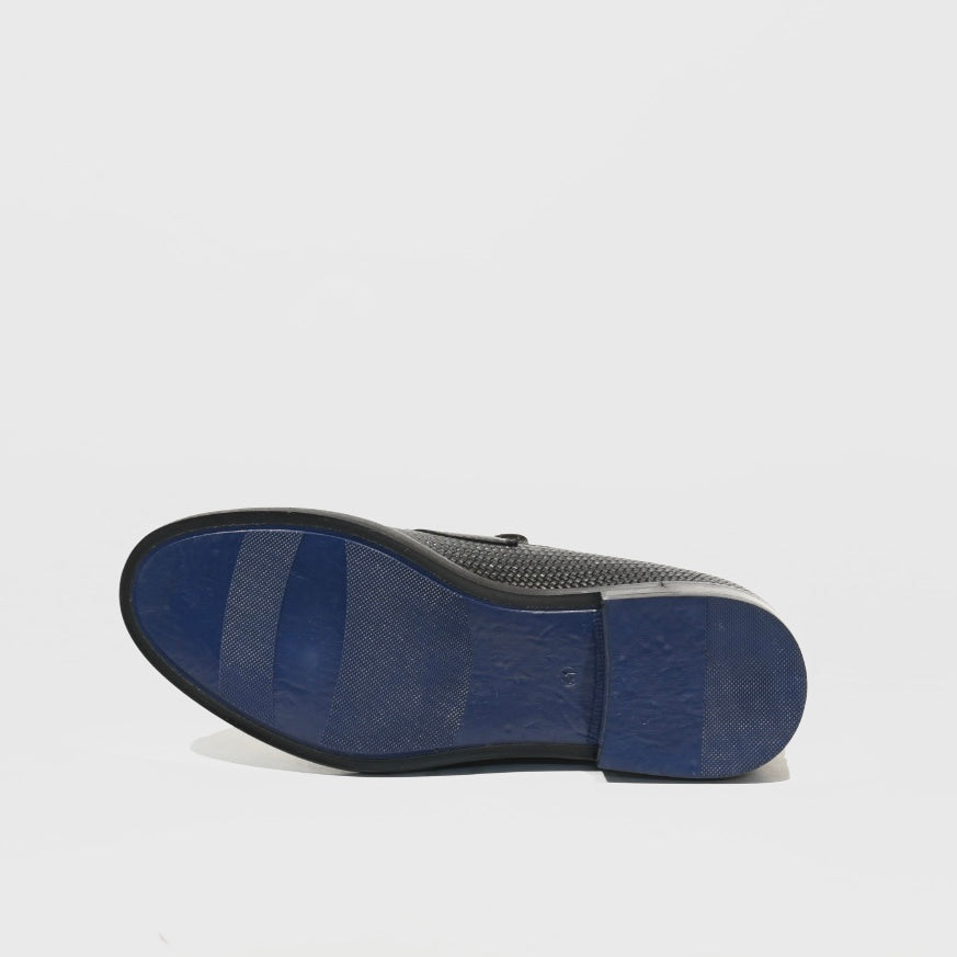 Kebo Italian loafers for men in black