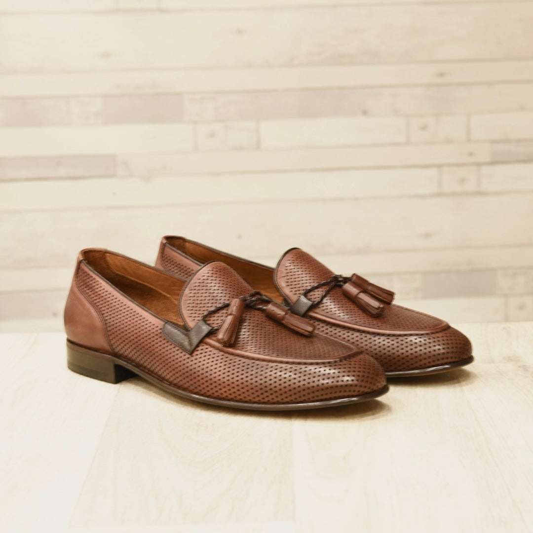 Aronay Turkish loafers for men in brown