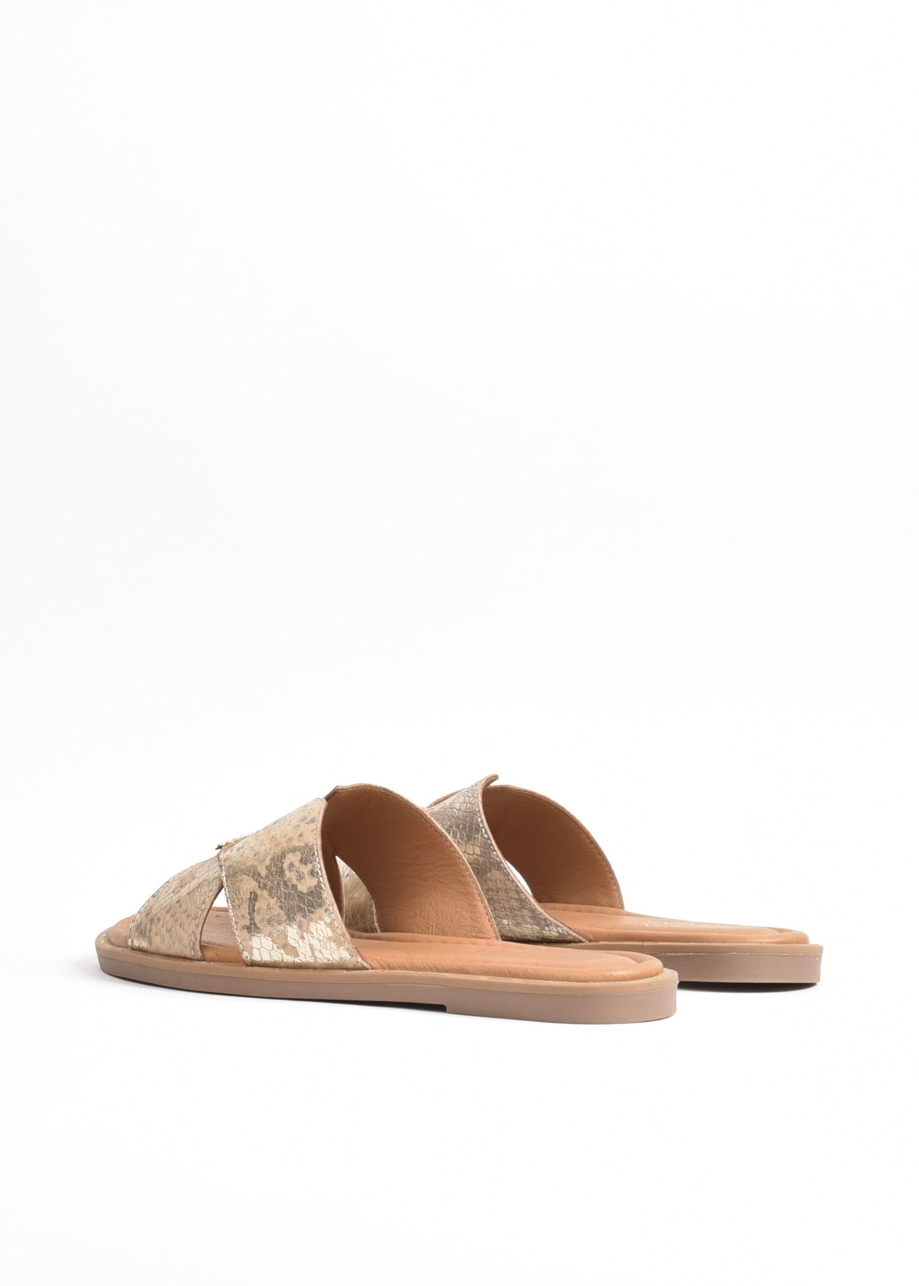 SHALAPI NAPOLI slippers for women in gold