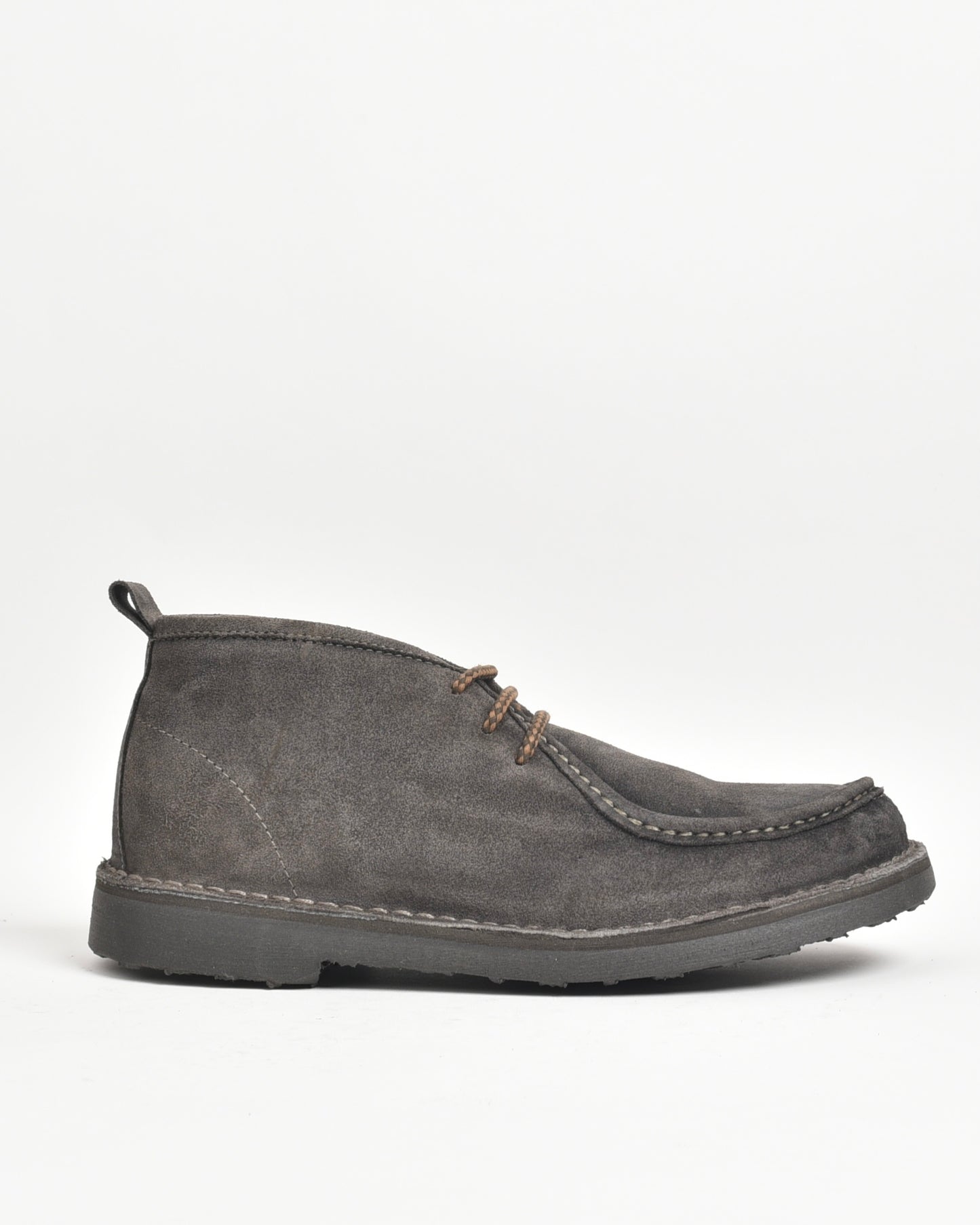 Kebo genuine leather Boots for men in suede dark gray