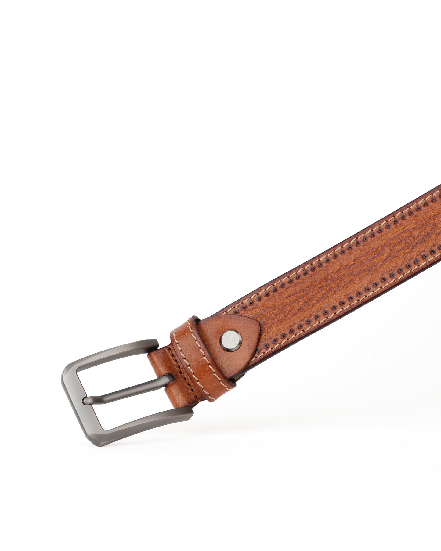 Shalapi Genuine leather belts for men in Camel