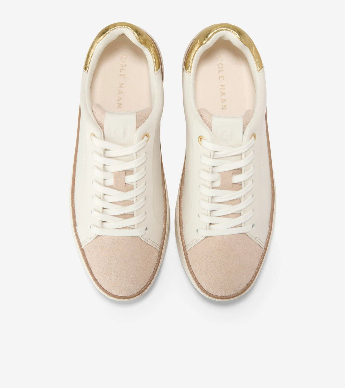 COLE HAAN W33827 sneakers for women in Of-white and gold