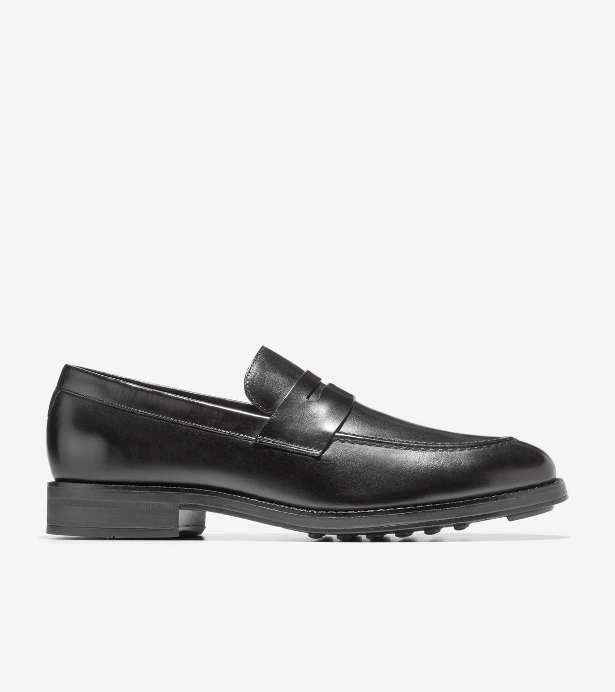 COLE HAAN b penny loafers for men in black