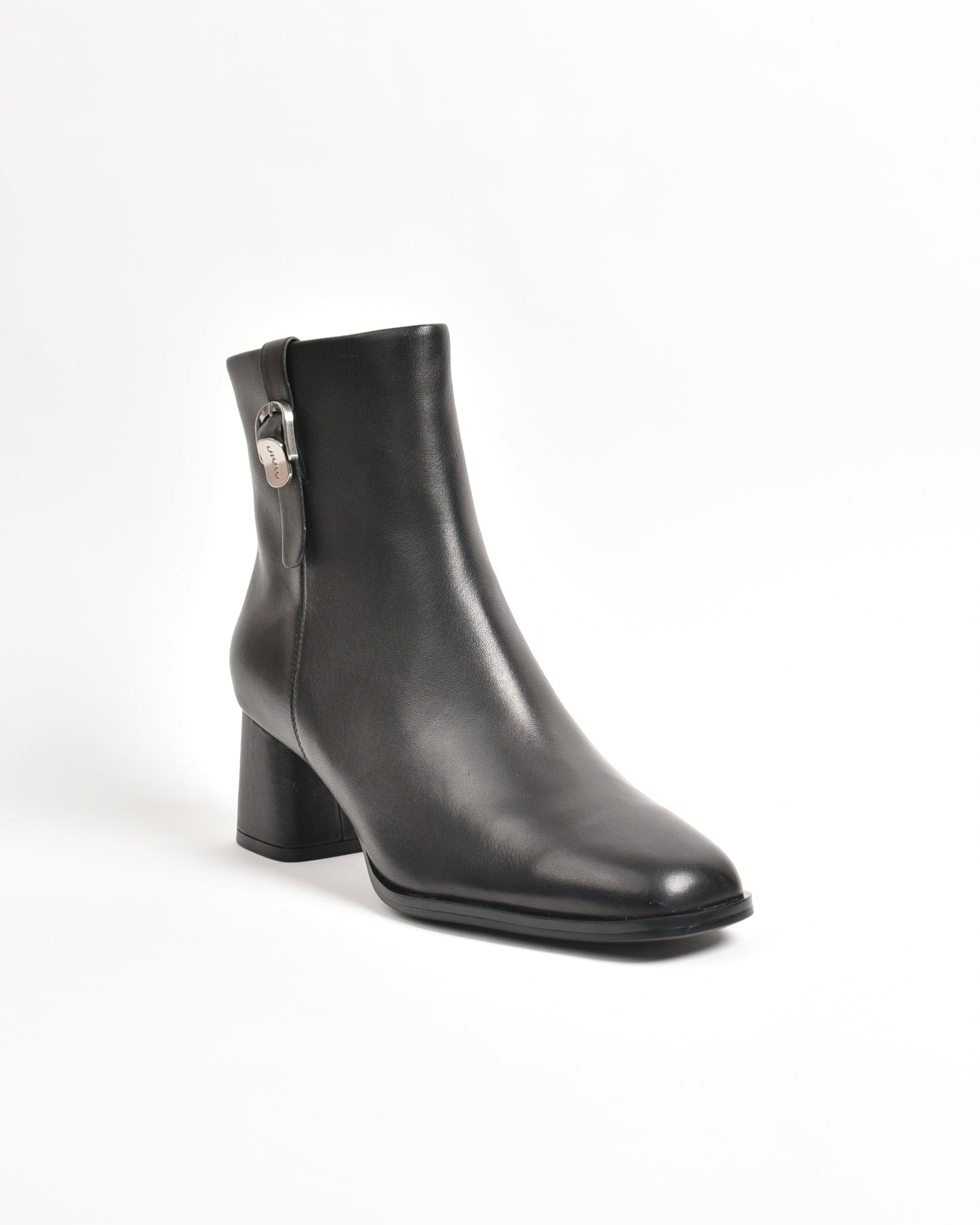 Shalapi mid ankle boots for women in black