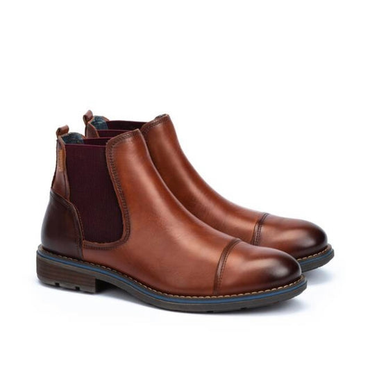 Pikolinos Spanish chelsea boots for men in camel