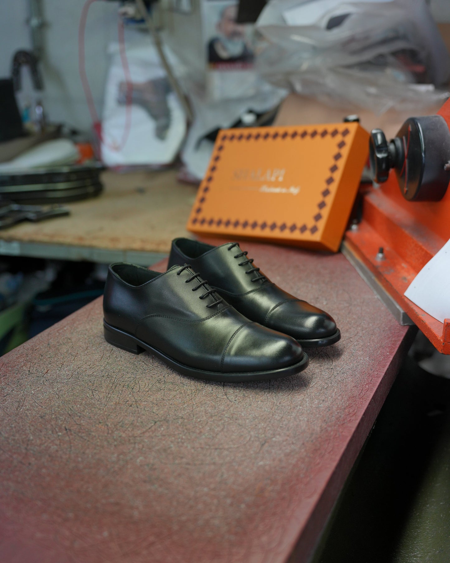 SHALAPI NAPOLI italian oxford shoes for men in black