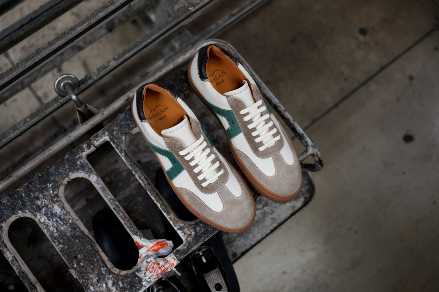 Shalapi Napoli sneaker for men in Of-white