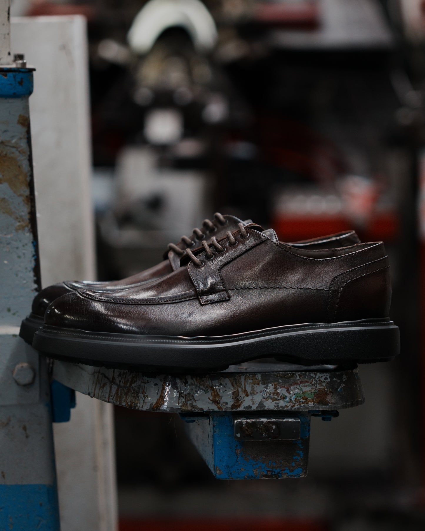 Shalapi Napoli shoes for men in buffalo brown