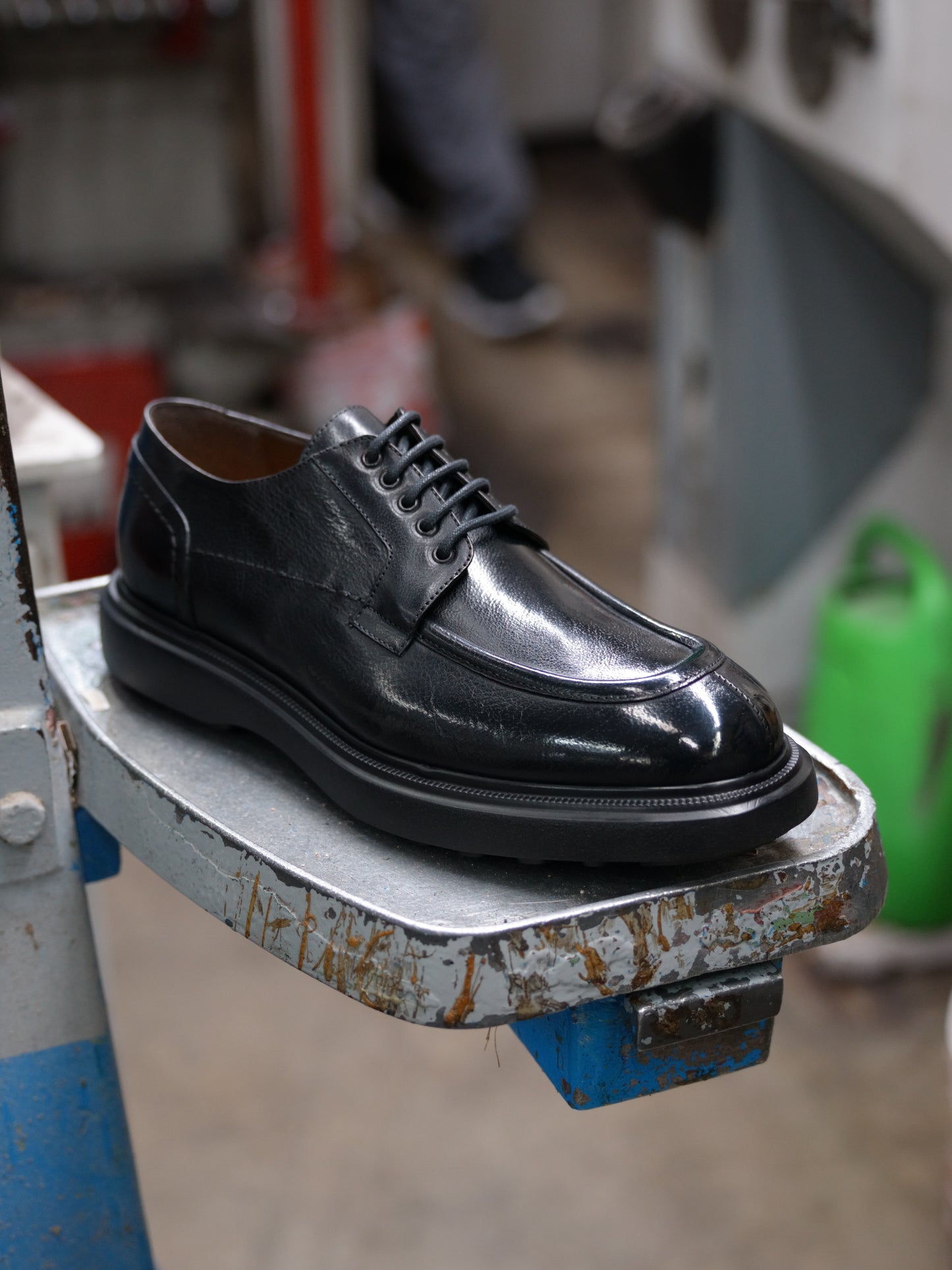 Shalapi Napoli shoes for men in buffalo black
