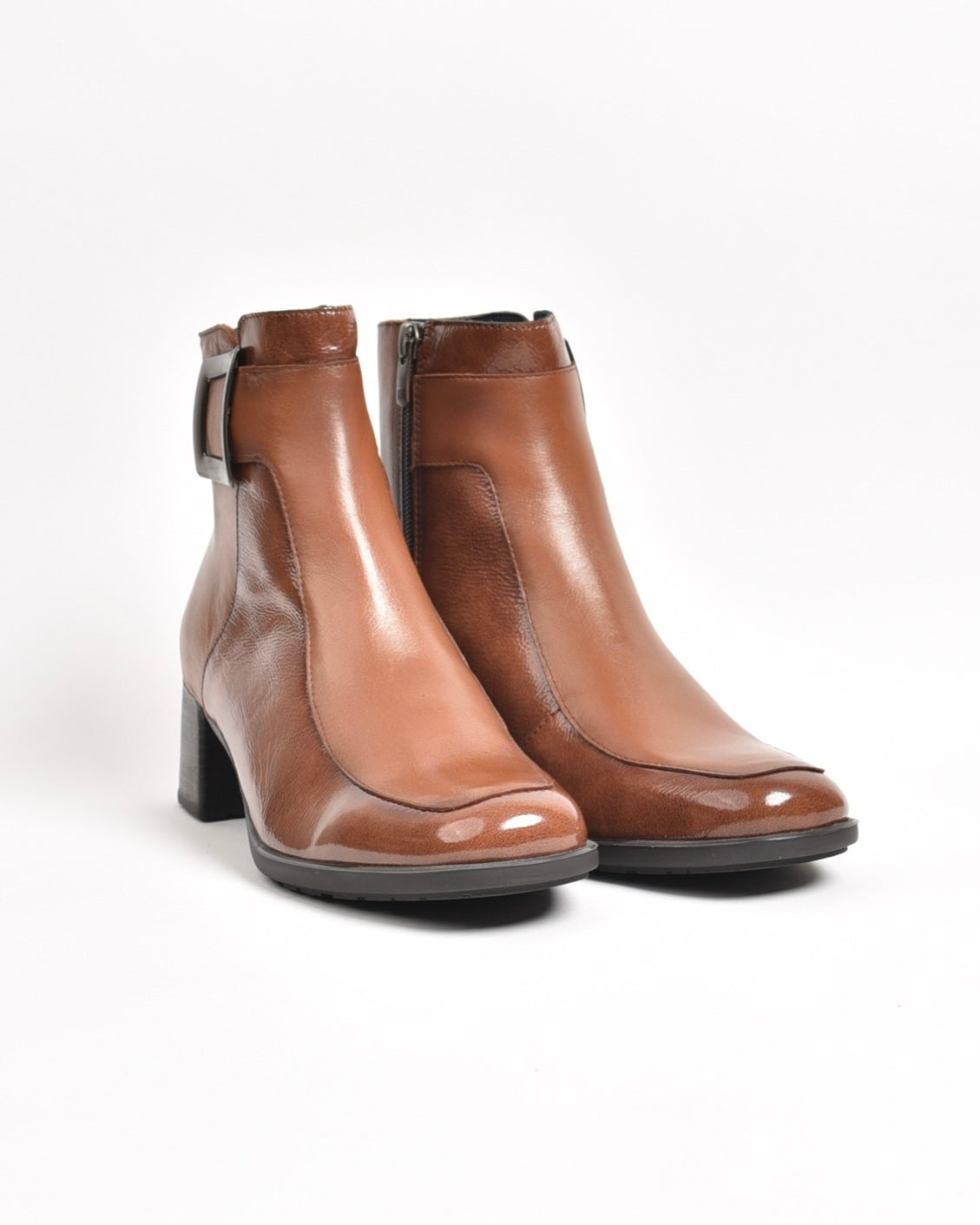 Fluchos classic med hell boots for women in camel