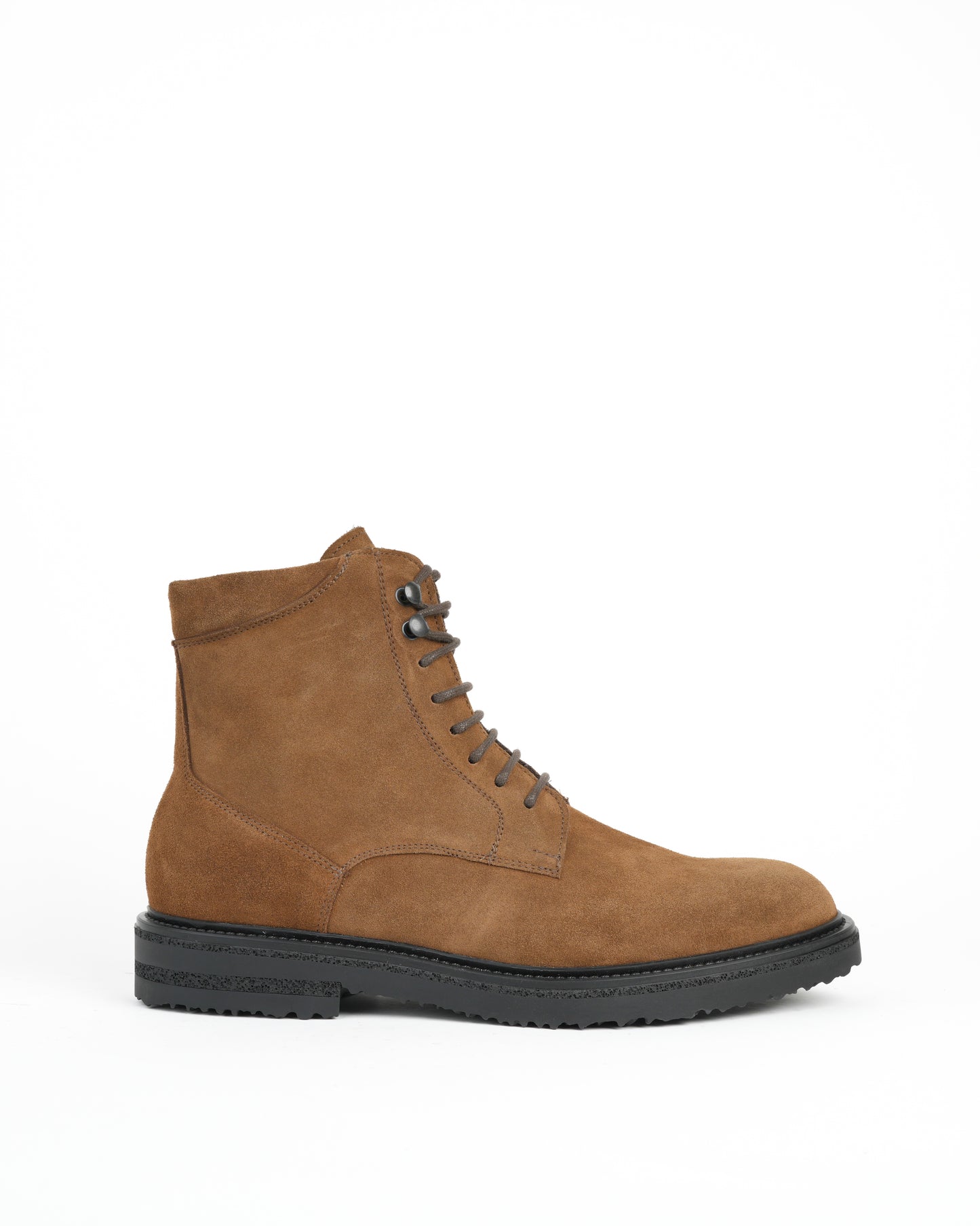 Shalapi boots in suede leather for men in camel