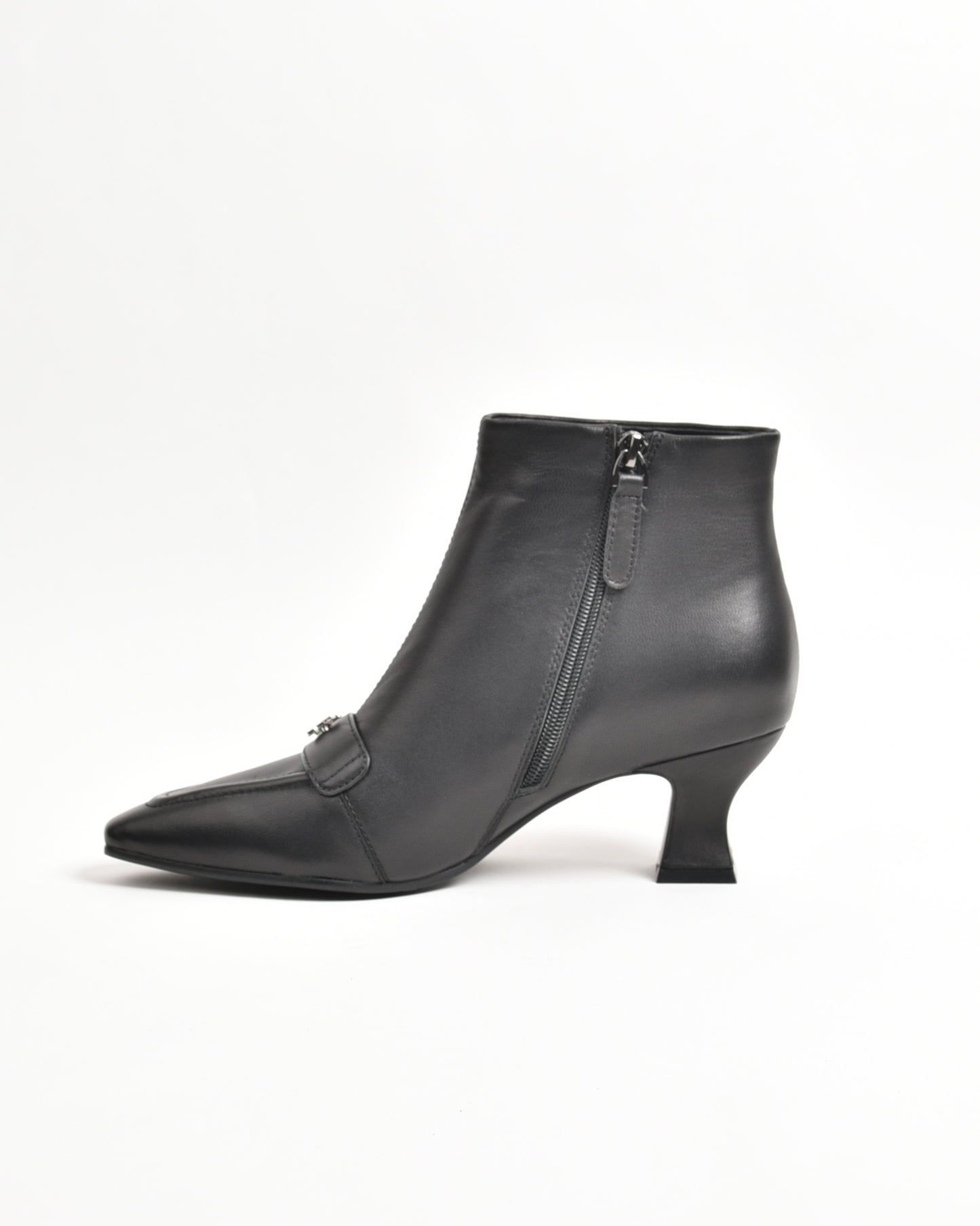 Shalapi mid ankle boots for women in black