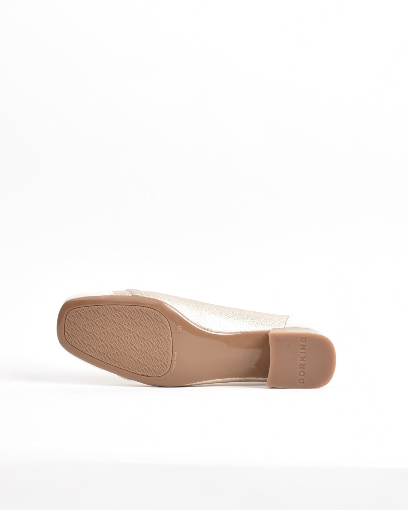 Dorking Fluchos Classic Comfortable Medium heel Sandal for women in Beige.