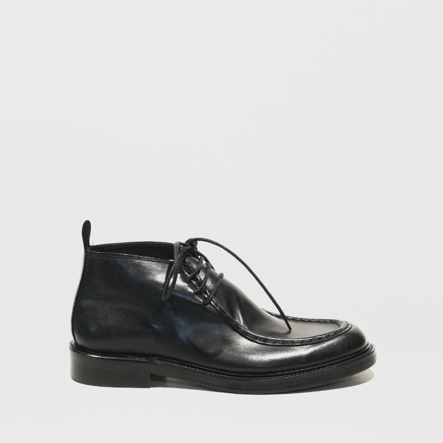 Shalapi Italian boots for men in black