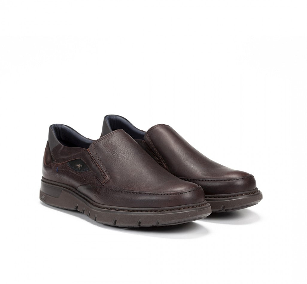 Fluchos Spanish comfort loafers for men in brown