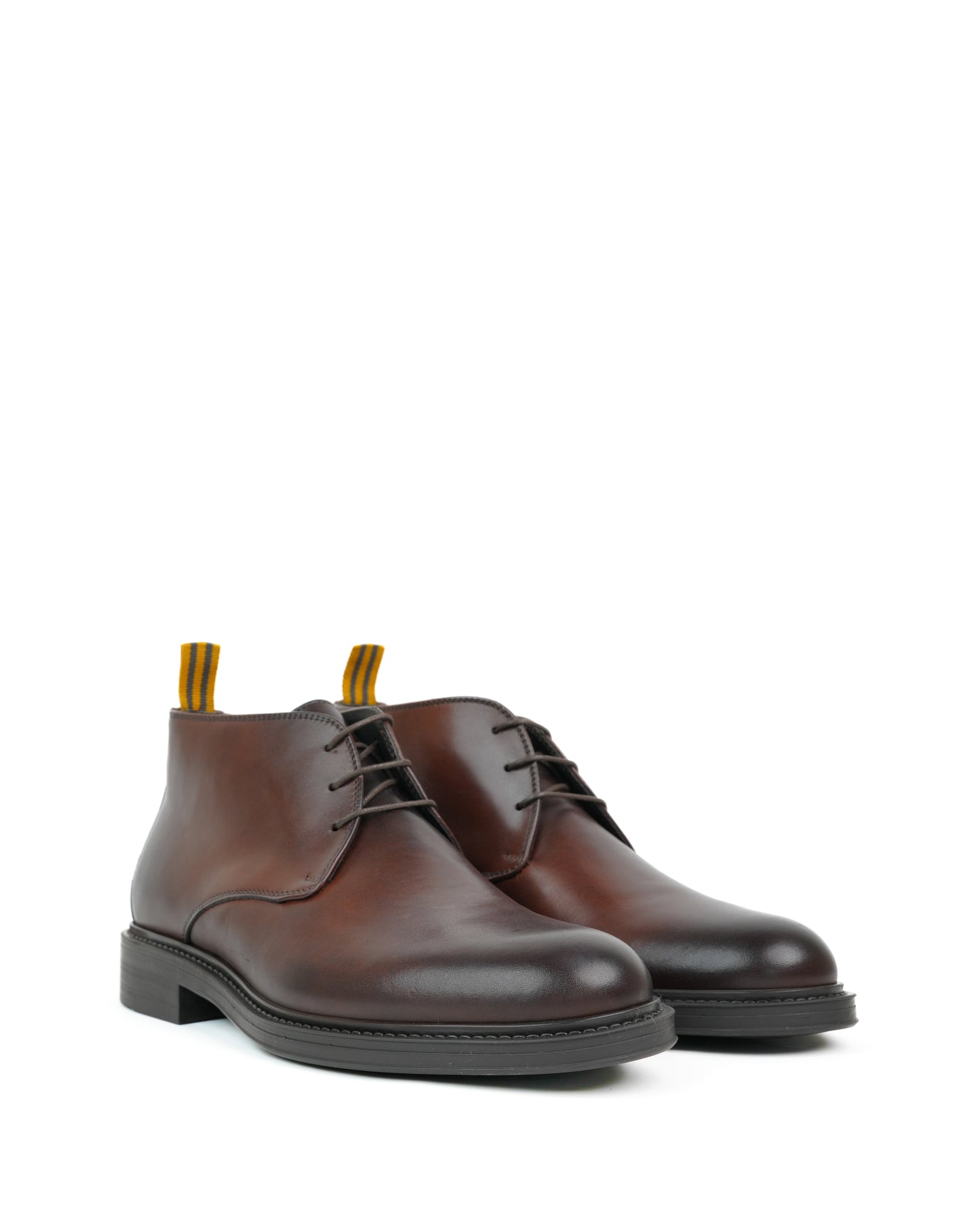 Shalapi Italian boots for men in brown