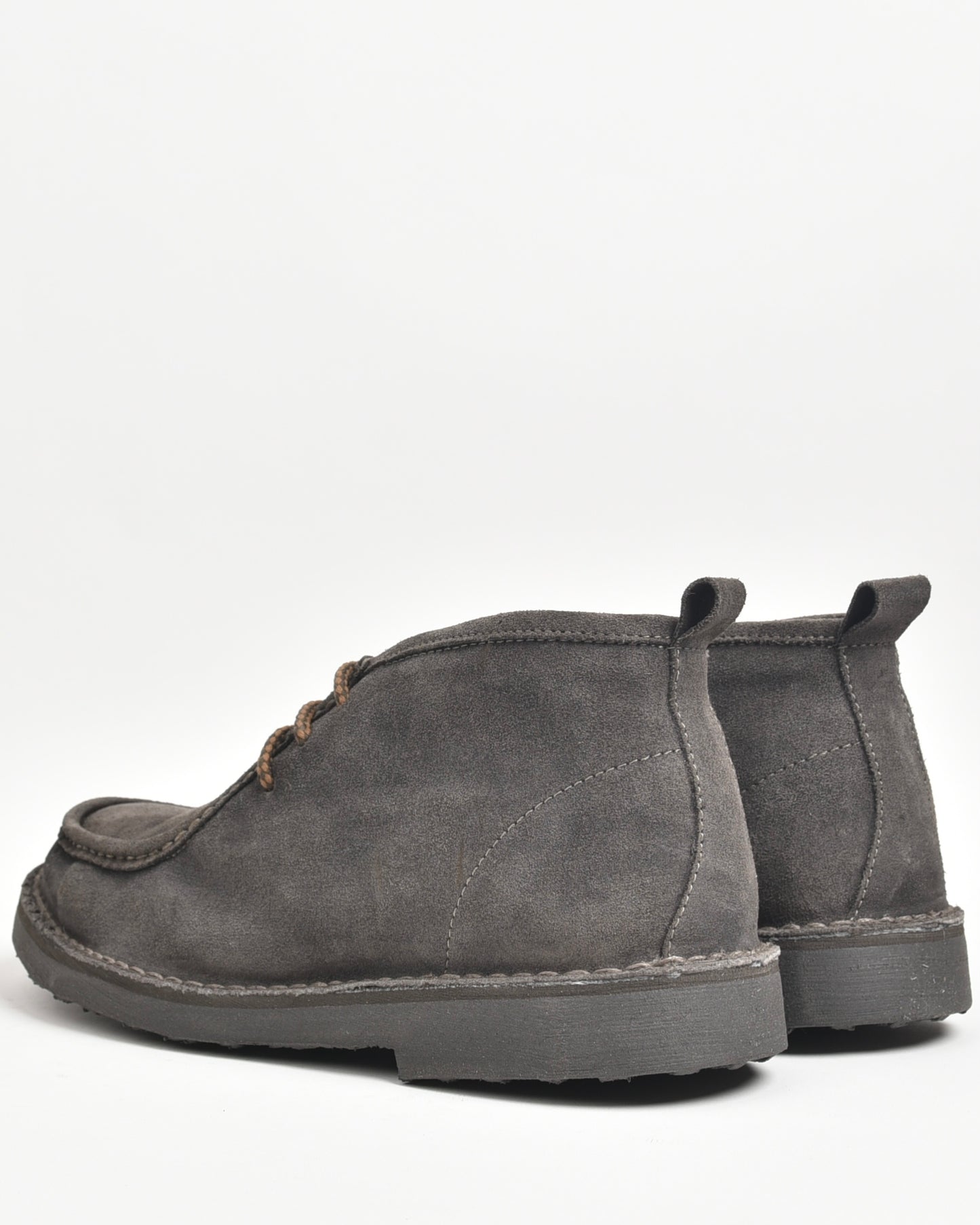 Kebo genuine leather Boots for men in suede dark gray