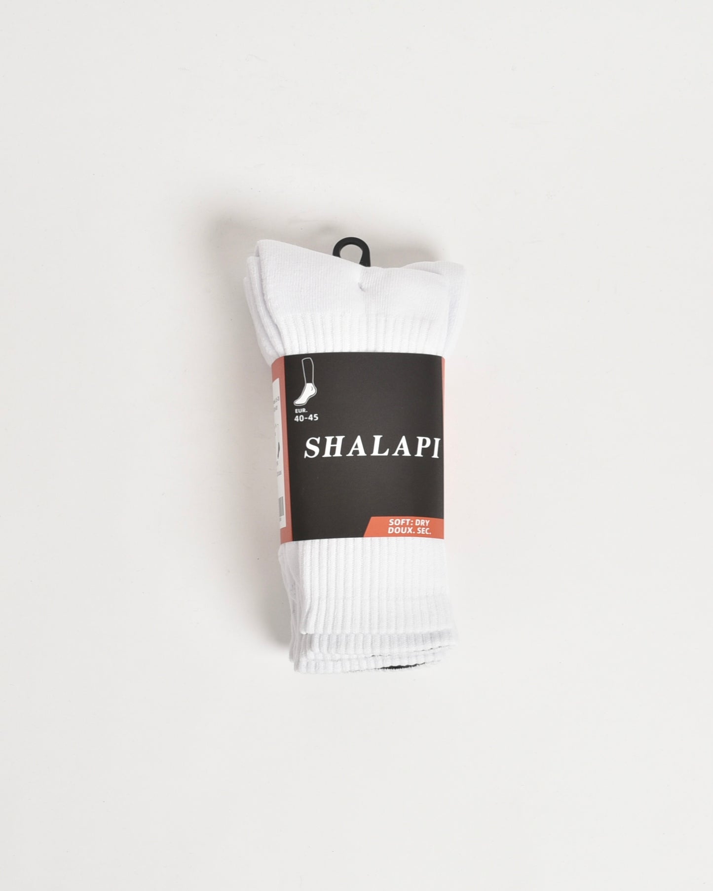 SHALAPI White Cotton Socks for Men – 3 Pairs Pack