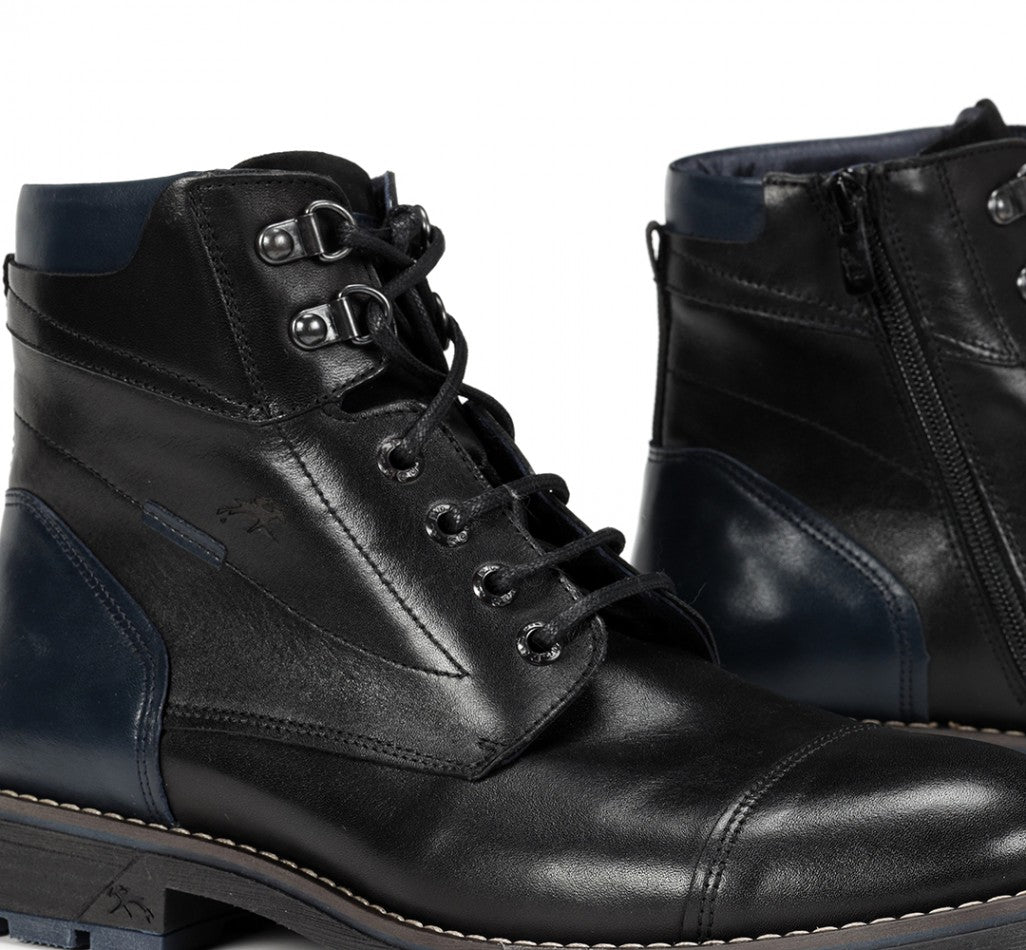 Fluchoes Spanish boots for men in black