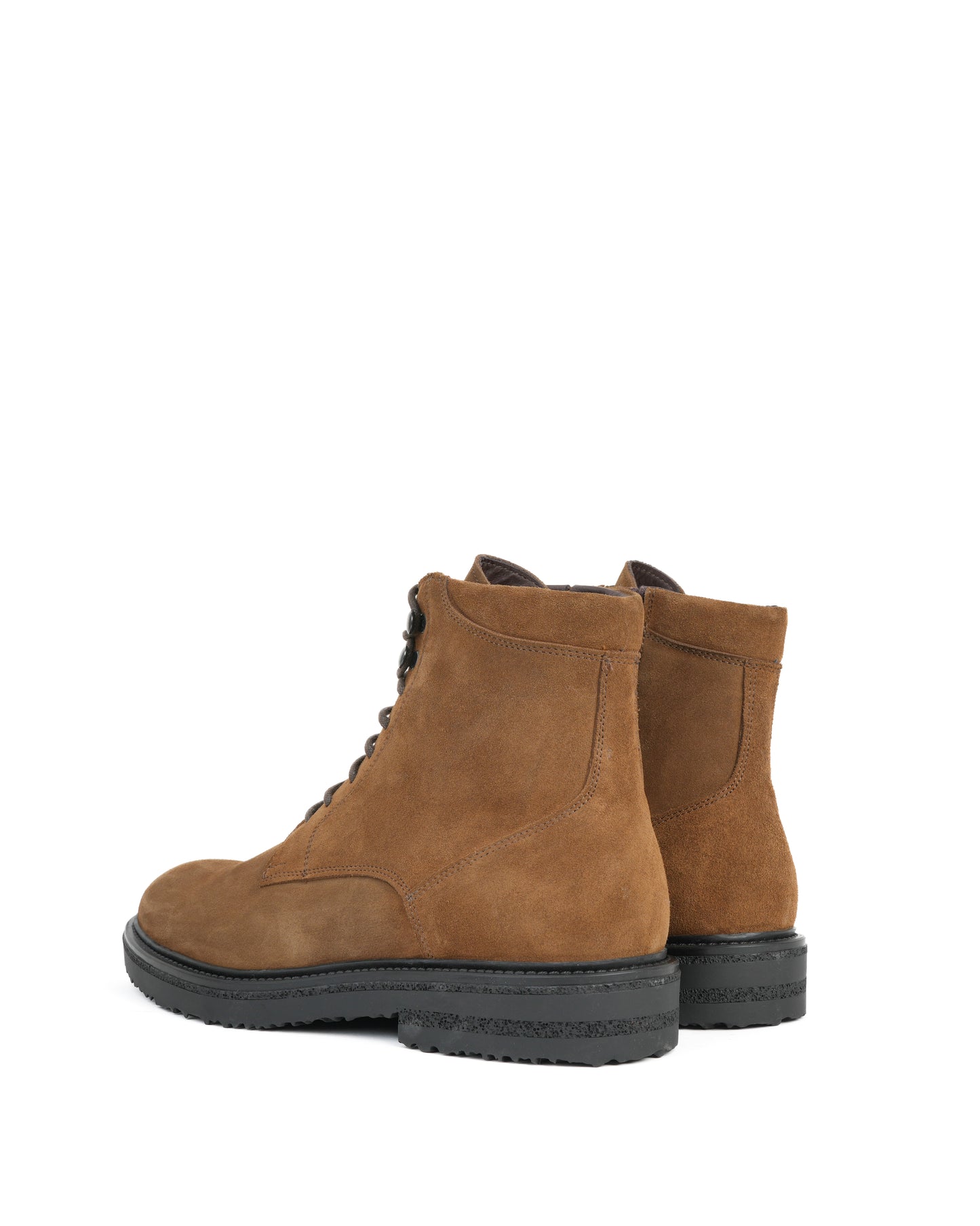 Shalapi boots in suede leather for men in camel