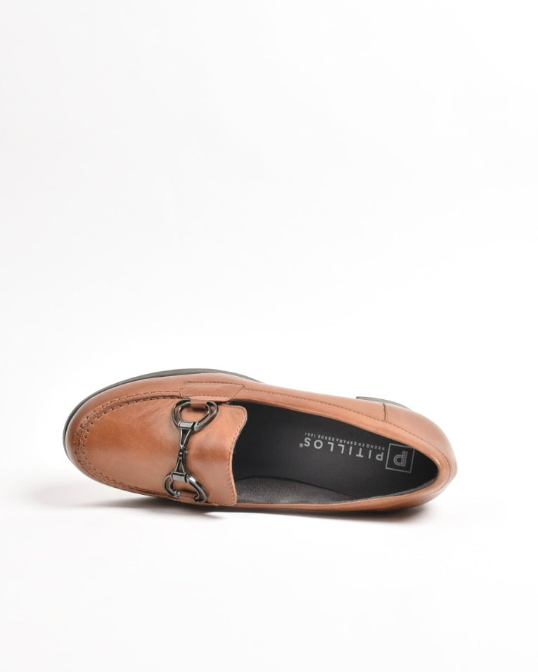 Pitillos classic high heel shoes for women in camel