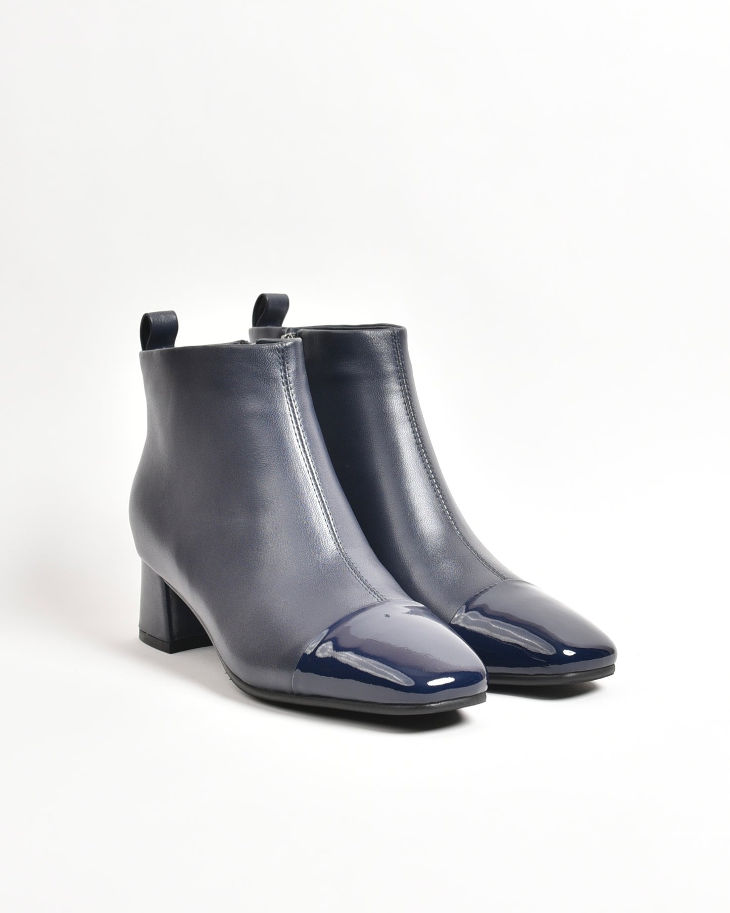 Shalapi mid ankle boots for women blue