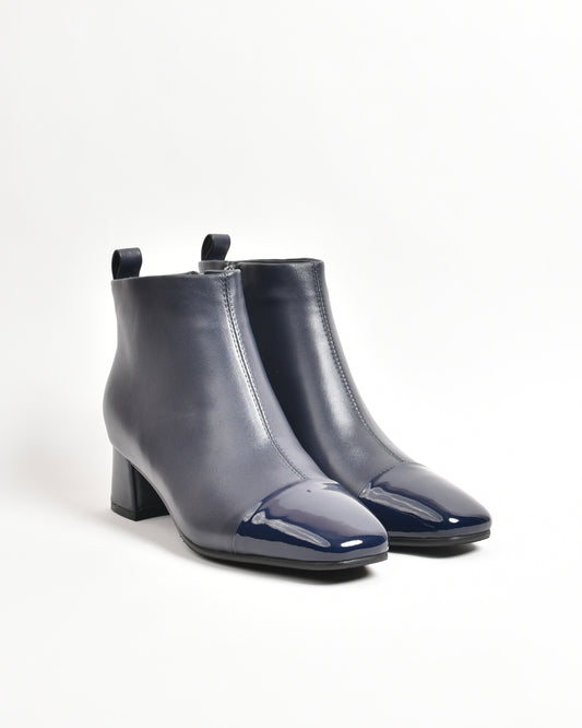 Shalapi mid ankle boots for women blue