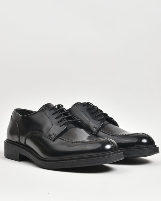 SHALAPI Italian shoes for men in shiny black