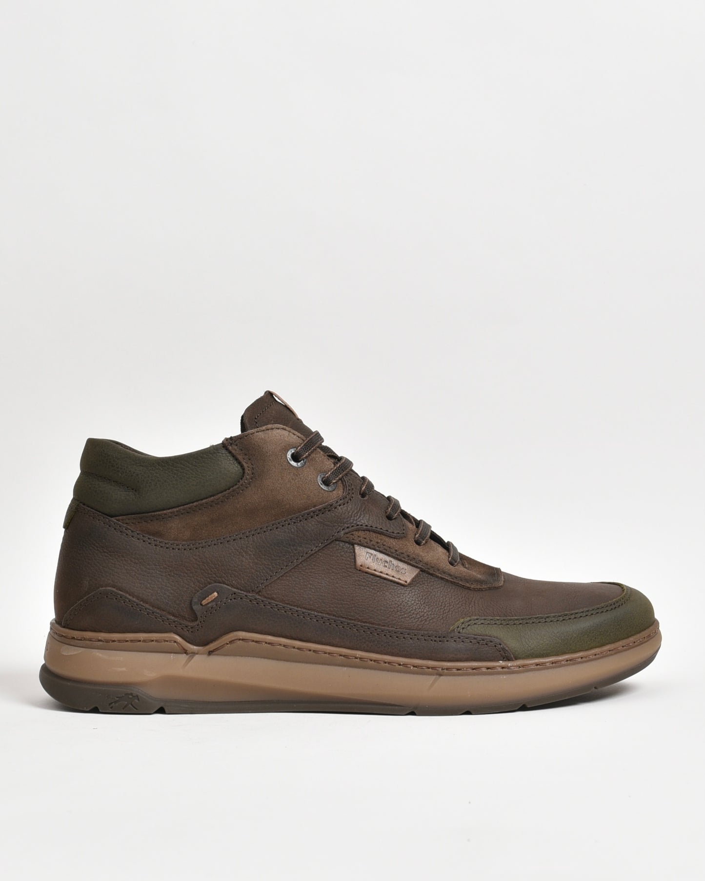 Fluchos med ankel sneakers for men in brown