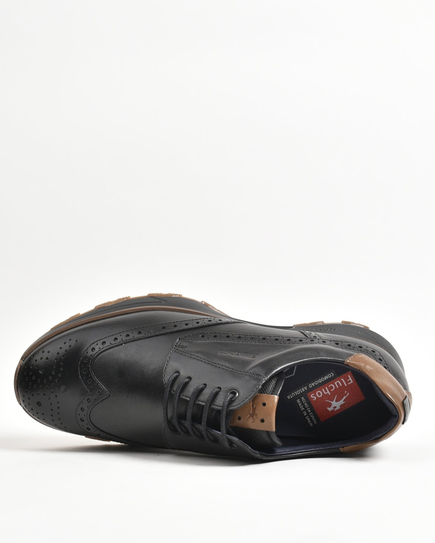 Fluchos classic shoes for men in black