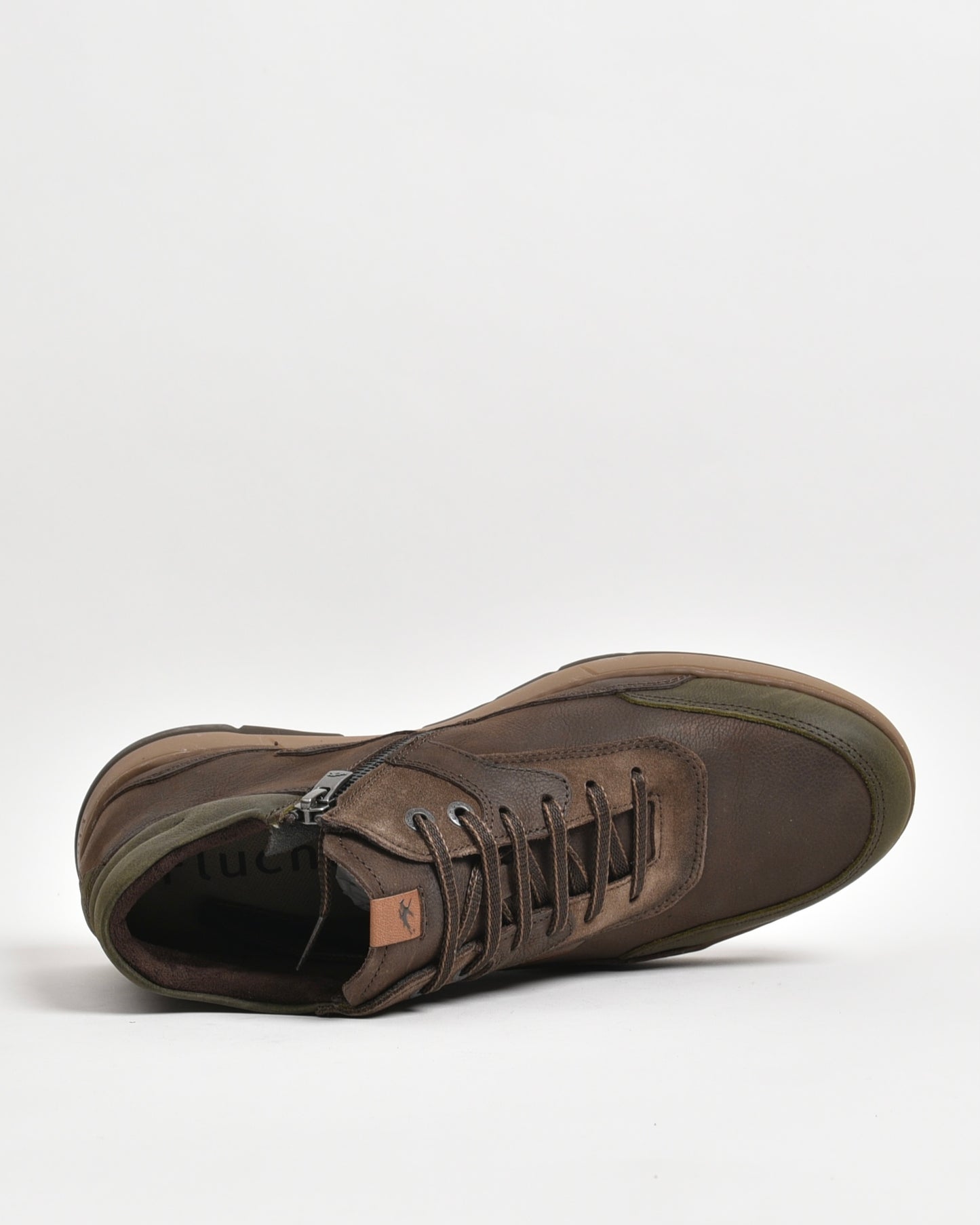 Fluchos med ankel sneakers for men in brown