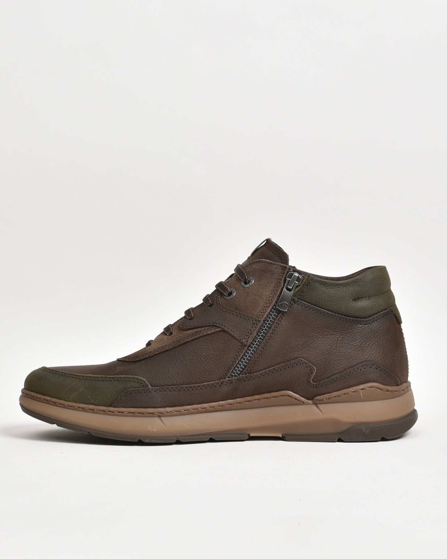 Fluchos med ankel sneakers for men in brown