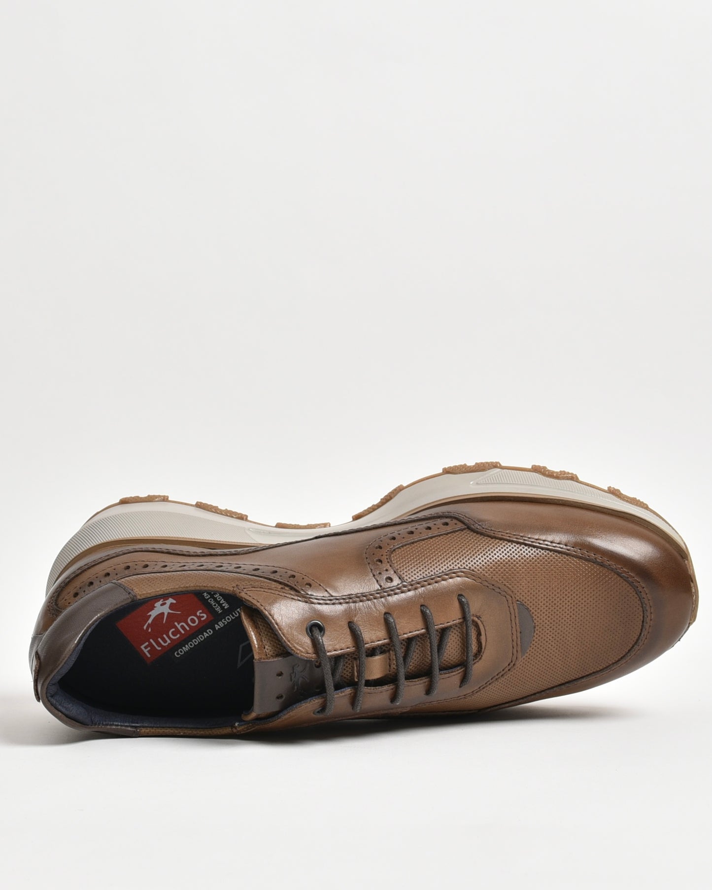 Fluchos sneakers for men in camel