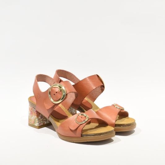 Spanish 100% Genuine Leather Sandal for Women in Soft Rose