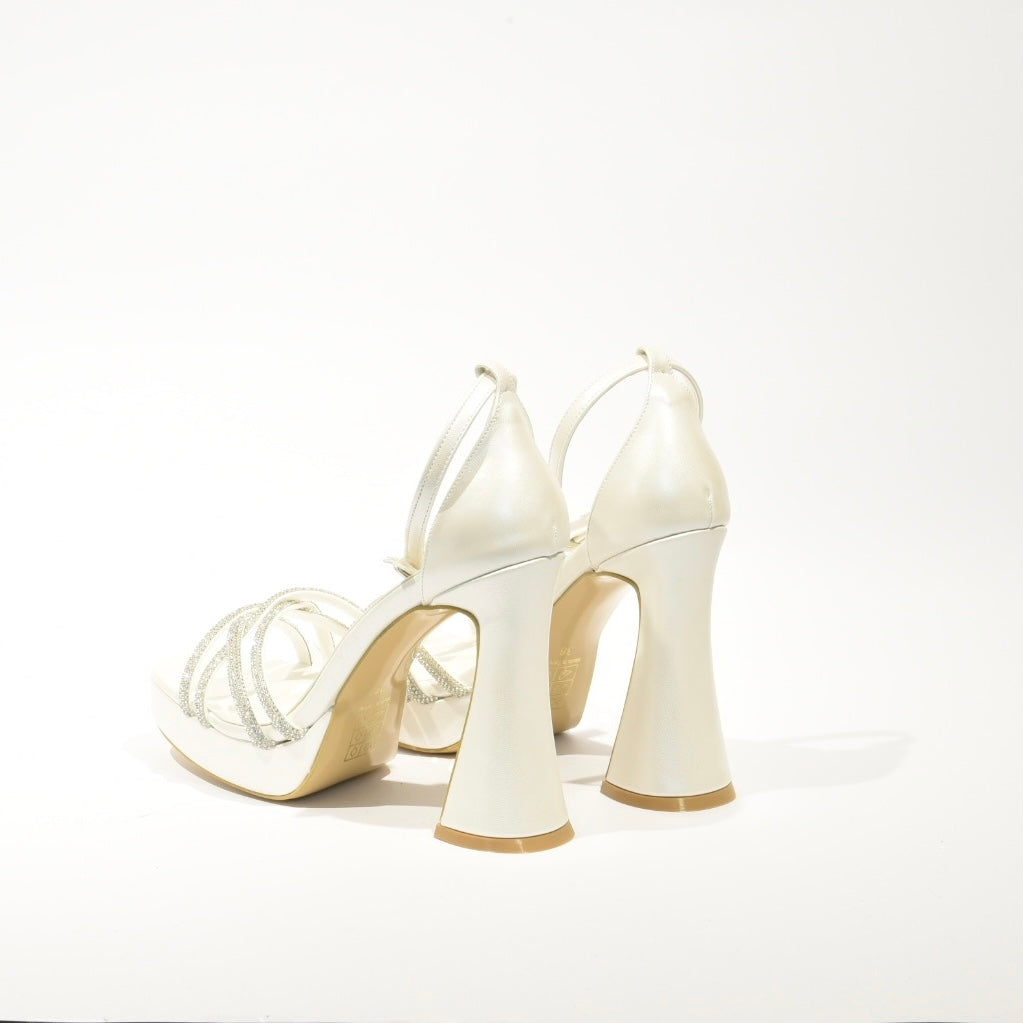 Turkish High heel Sandal for Women in White