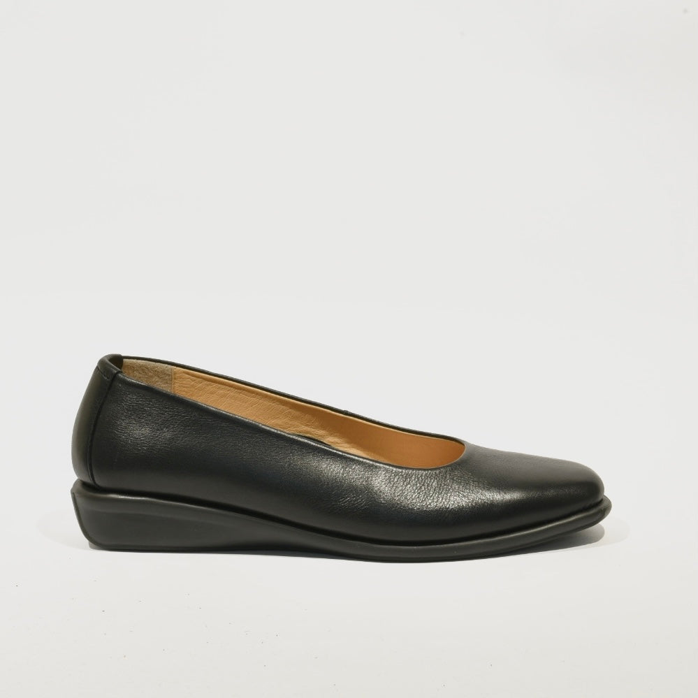 DFC 100% Genuine Leather Greek loafers for Women in Smooth Black