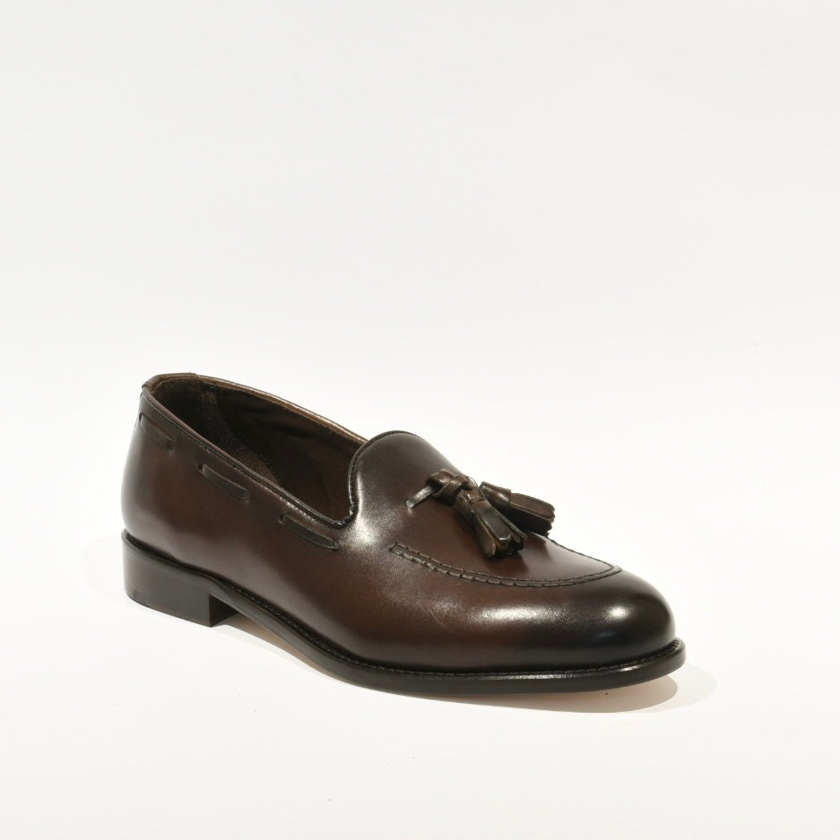 Italian Leather Dress Shoes for Men in Brown