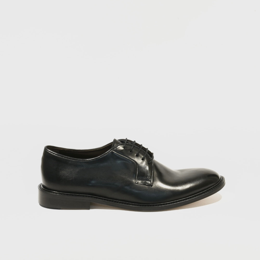 Shalapi Italian Leather Dress Shoes for Men in Black