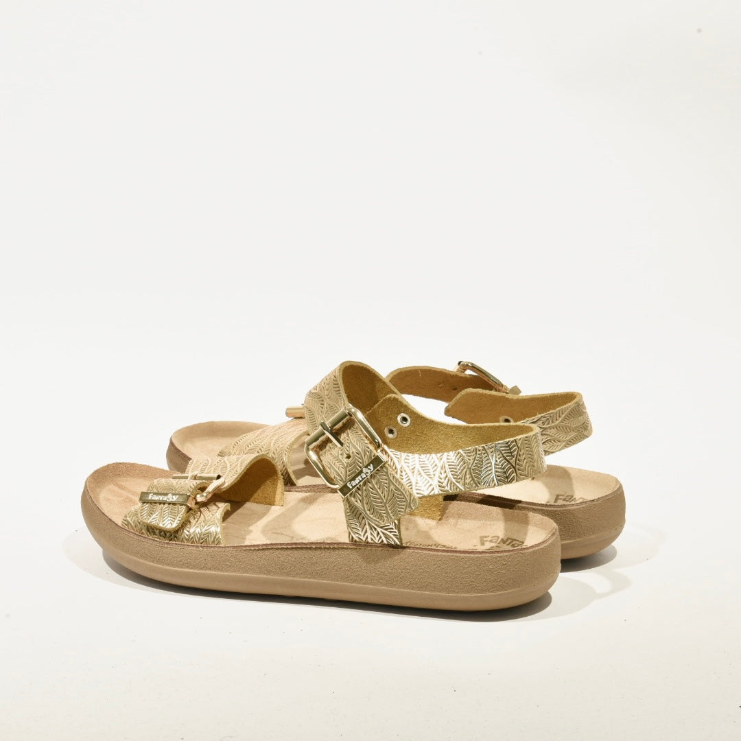 Fantasy sandals 100% Genuine Leather Greek Sandal for Women in Gold