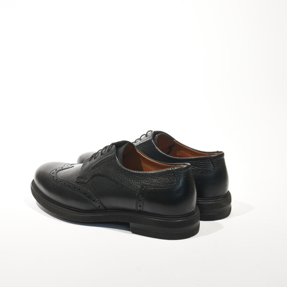 Aronay Turkish Oxford lace up shoes For men in black