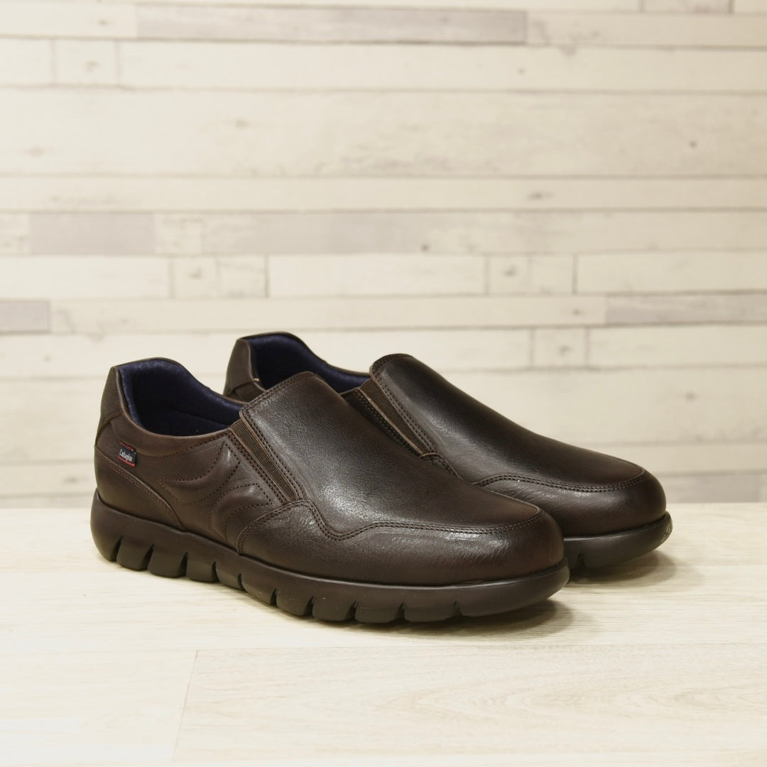 Spanish loafers for men in Dark Brown