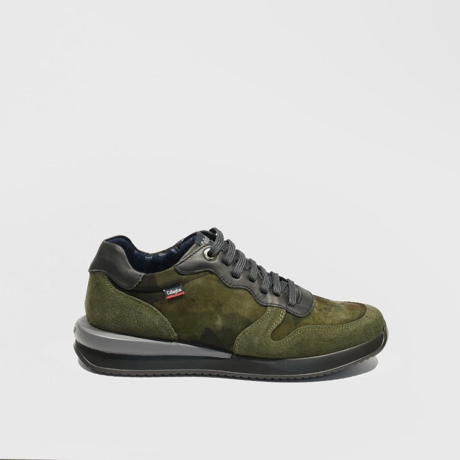 Callaghan Spanish Sneakers for men in suede green