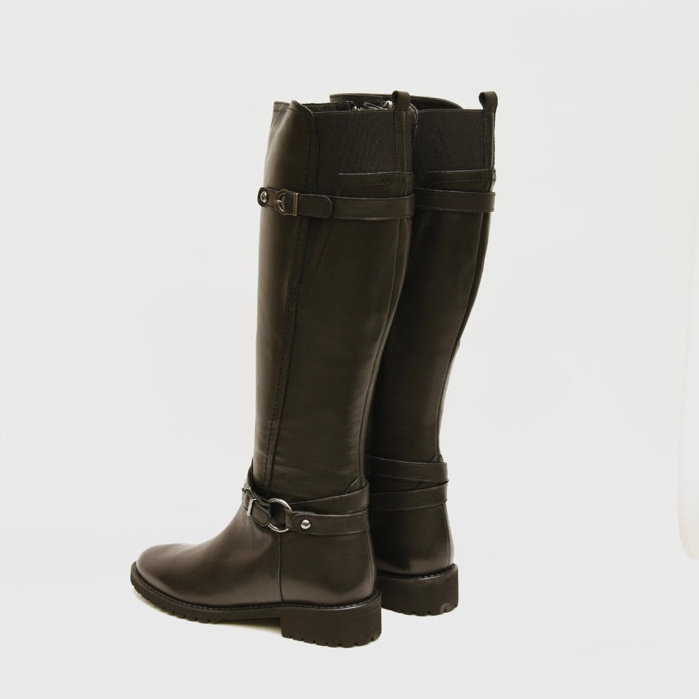 ankle high boots for women in black