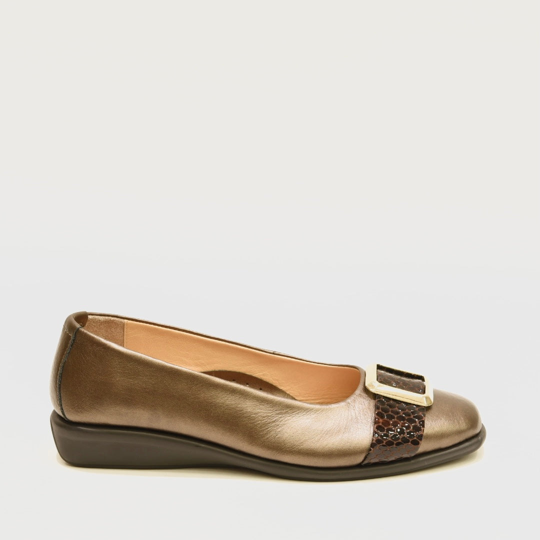 Greece comfort Loafers for woman in gold
