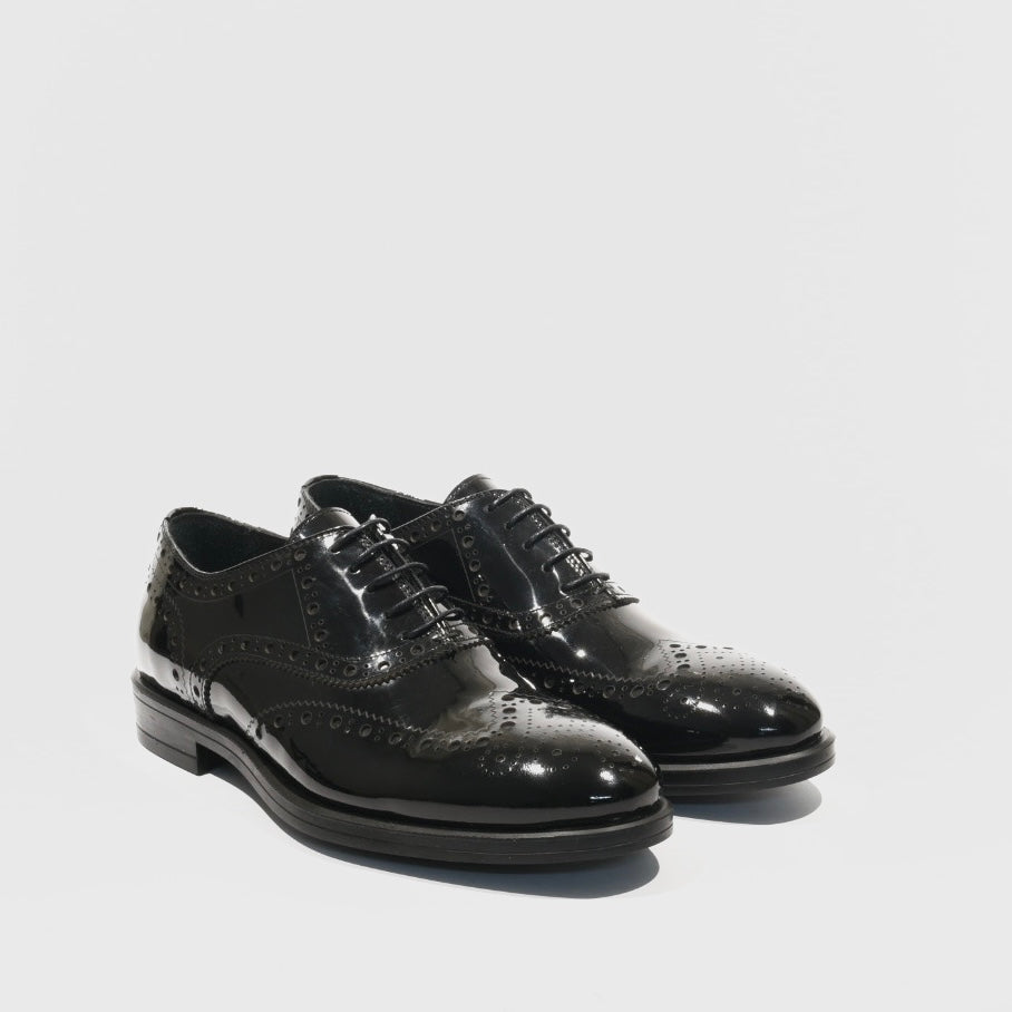 Havana Turkish oxford shoes for men for in shiny Black