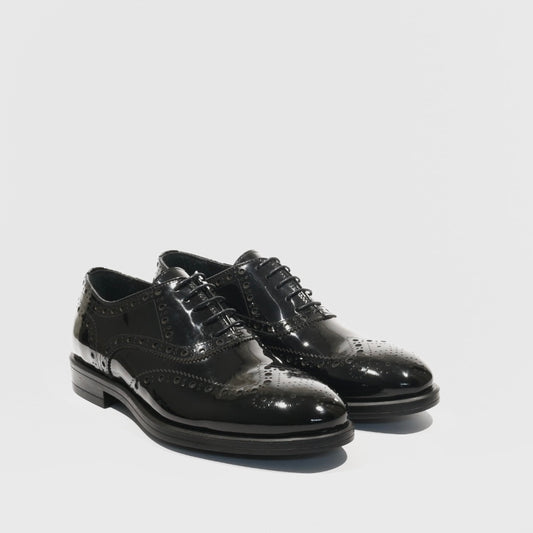 Havana Turkish oxford shoes for men for in shiny Black